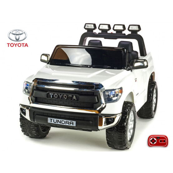 Dvoumístná Toyota Tundra s 2.4G dálkovým ovládáním, USB, TF, MP3, 12V, BÍLÁ